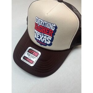 Weedmaps Hat Everything Is Higher in‎ Texas OTTO Trucker Cap Snapback Mesh
